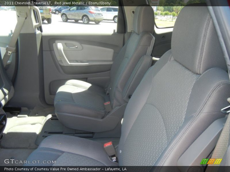 Red Jewel Metallic / Ebony/Ebony 2011 Chevrolet Traverse LT