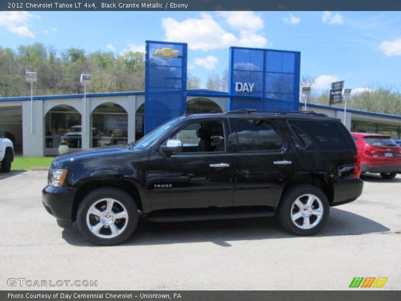 Black Granite Metallic / Ebony 2012 Chevrolet Tahoe LT 4x4