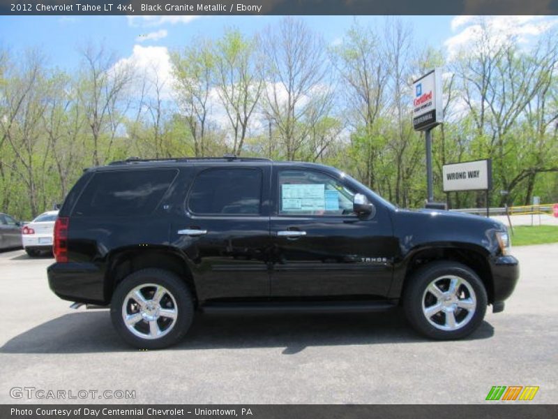 Black Granite Metallic / Ebony 2012 Chevrolet Tahoe LT 4x4