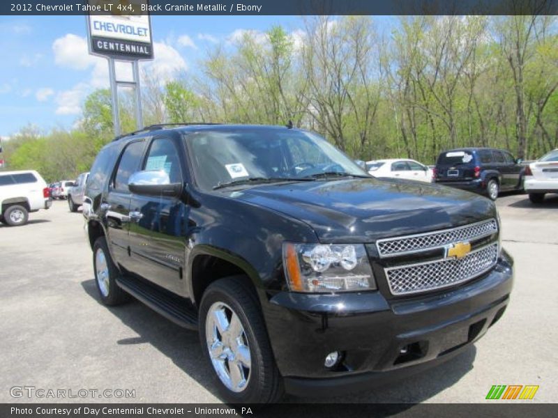 Black Granite Metallic / Ebony 2012 Chevrolet Tahoe LT 4x4