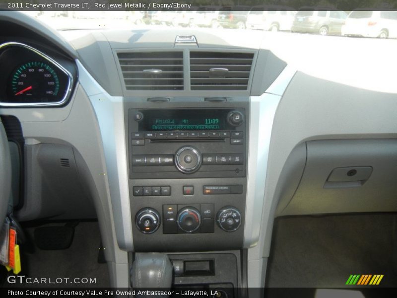 Red Jewel Metallic / Ebony/Ebony 2011 Chevrolet Traverse LT