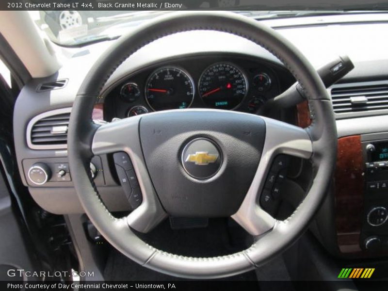 Black Granite Metallic / Ebony 2012 Chevrolet Tahoe LT 4x4