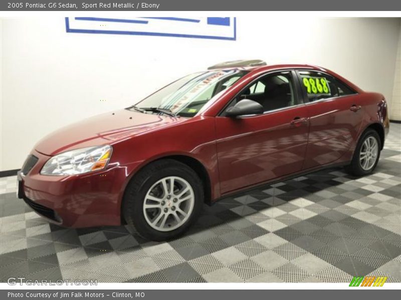 Sport Red Metallic / Ebony 2005 Pontiac G6 Sedan