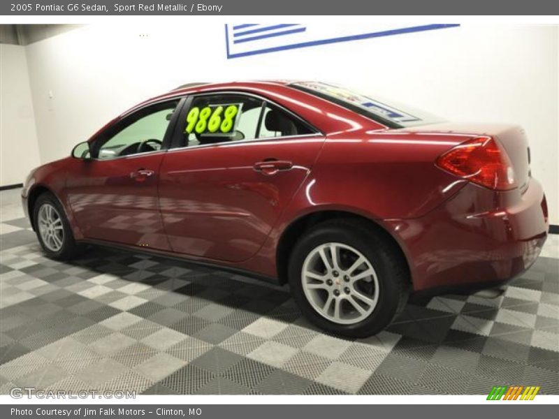 Sport Red Metallic / Ebony 2005 Pontiac G6 Sedan