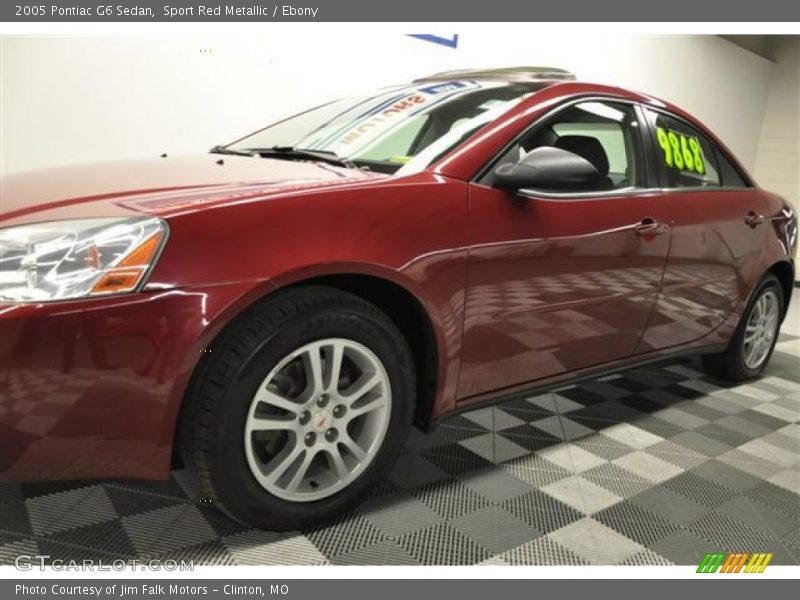 Sport Red Metallic / Ebony 2005 Pontiac G6 Sedan