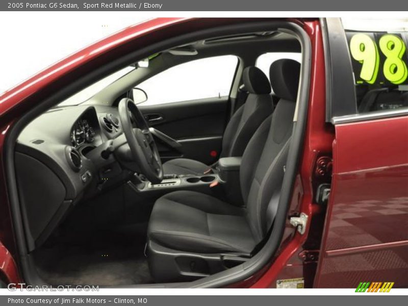 Sport Red Metallic / Ebony 2005 Pontiac G6 Sedan
