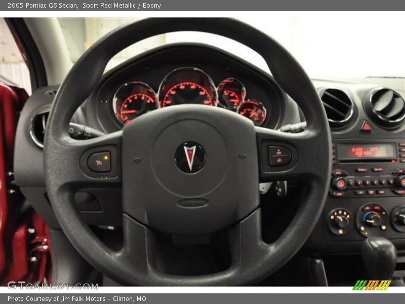 Sport Red Metallic / Ebony 2005 Pontiac G6 Sedan