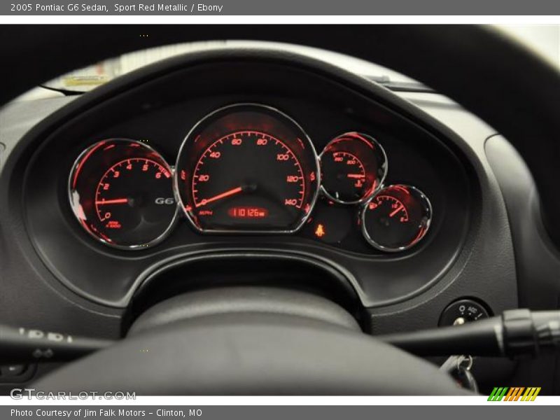 Sport Red Metallic / Ebony 2005 Pontiac G6 Sedan