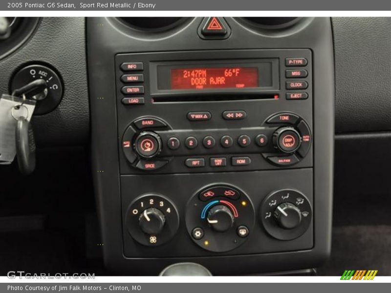 Sport Red Metallic / Ebony 2005 Pontiac G6 Sedan