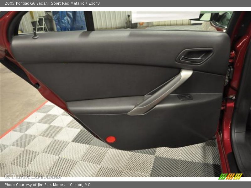 Sport Red Metallic / Ebony 2005 Pontiac G6 Sedan