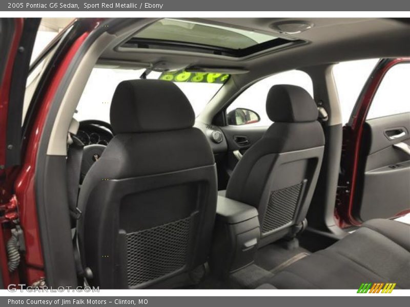 Sport Red Metallic / Ebony 2005 Pontiac G6 Sedan