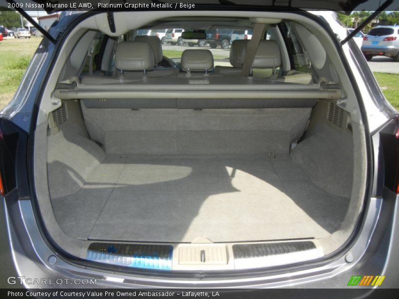 Platinum Graphite Metallic / Beige 2009 Nissan Murano LE AWD