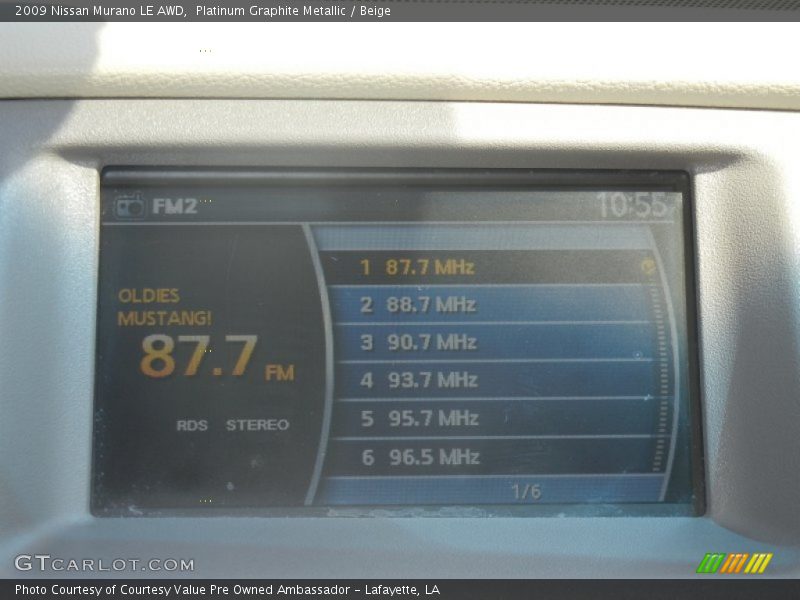 Platinum Graphite Metallic / Beige 2009 Nissan Murano LE AWD