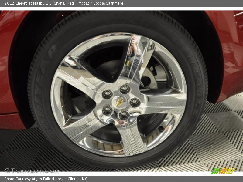 Crystal Red Tintcoat / Cocoa/Cashmere 2012 Chevrolet Malibu LT