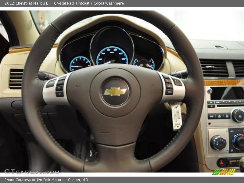 Crystal Red Tintcoat / Cocoa/Cashmere 2012 Chevrolet Malibu LT