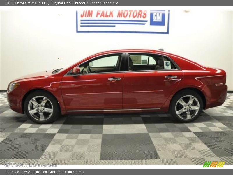 Crystal Red Tintcoat / Cocoa/Cashmere 2012 Chevrolet Malibu LT