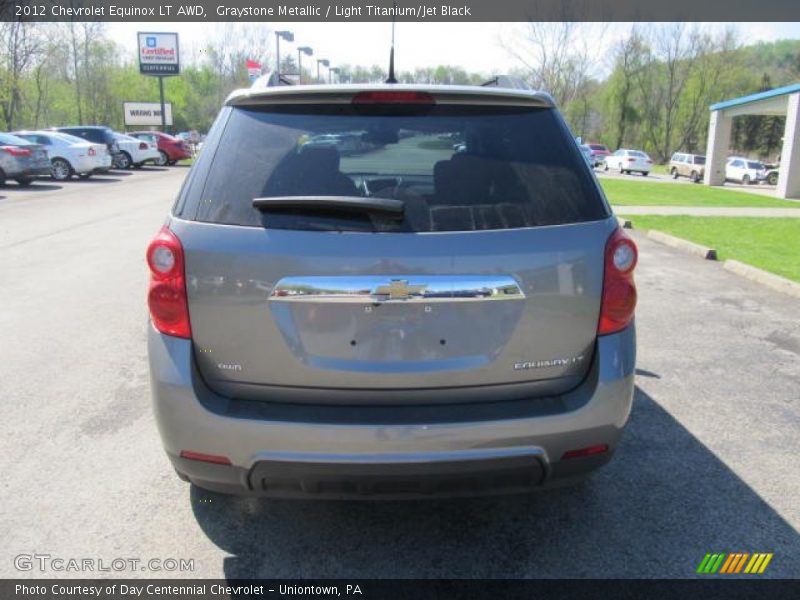 Graystone Metallic / Light Titanium/Jet Black 2012 Chevrolet Equinox LT AWD