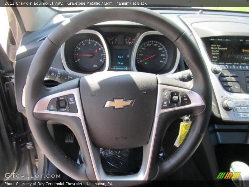 Graystone Metallic / Light Titanium/Jet Black 2012 Chevrolet Equinox LT AWD