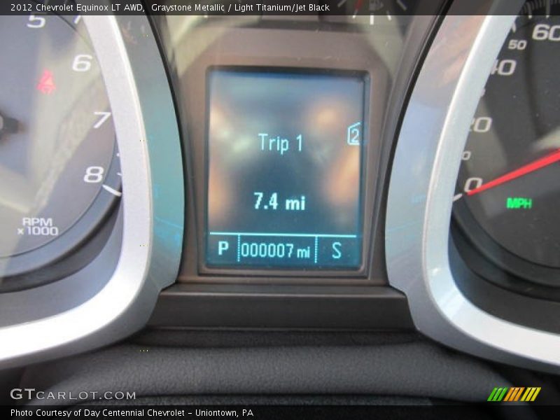 Graystone Metallic / Light Titanium/Jet Black 2012 Chevrolet Equinox LT AWD