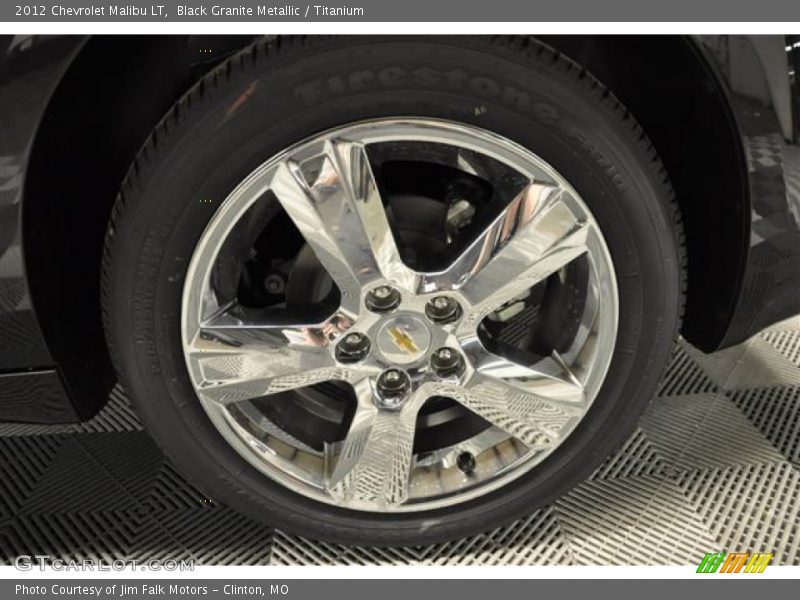 Black Granite Metallic / Titanium 2012 Chevrolet Malibu LT