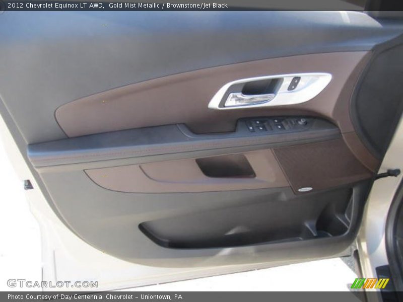 Gold Mist Metallic / Brownstone/Jet Black 2012 Chevrolet Equinox LT AWD