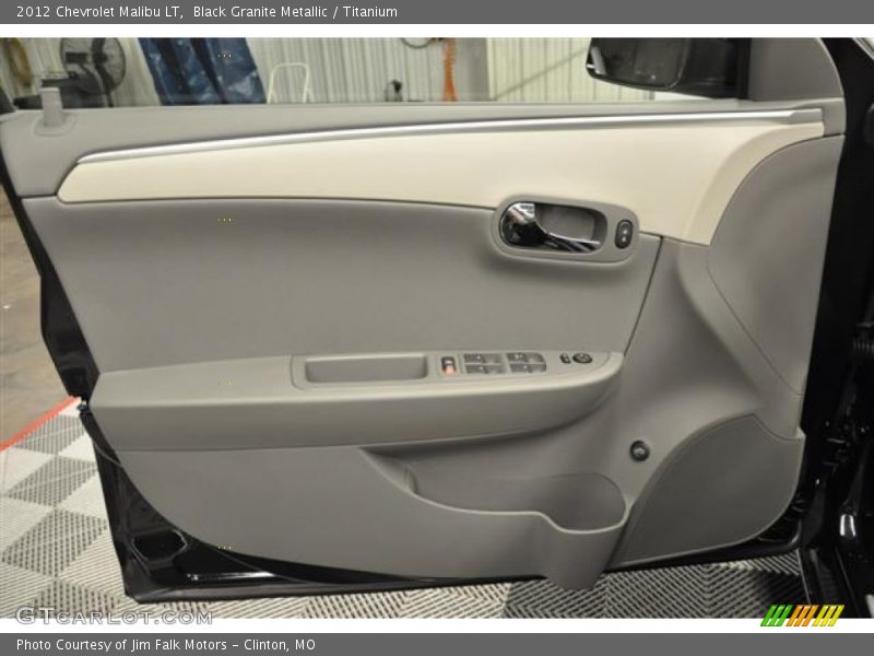 Black Granite Metallic / Titanium 2012 Chevrolet Malibu LT