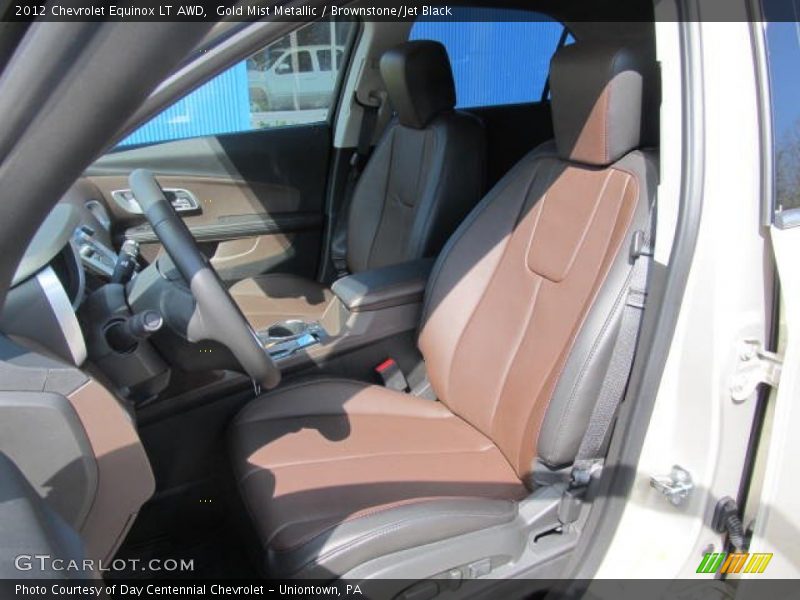 Gold Mist Metallic / Brownstone/Jet Black 2012 Chevrolet Equinox LT AWD