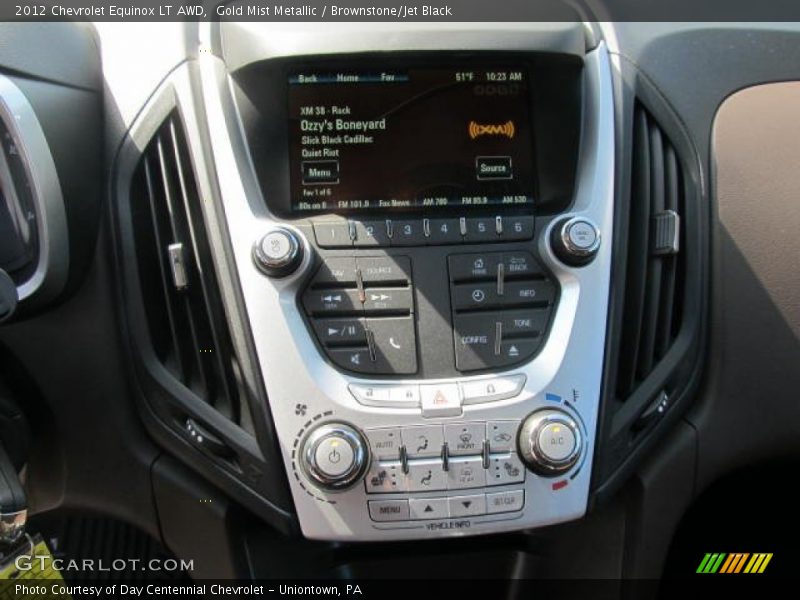Gold Mist Metallic / Brownstone/Jet Black 2012 Chevrolet Equinox LT AWD