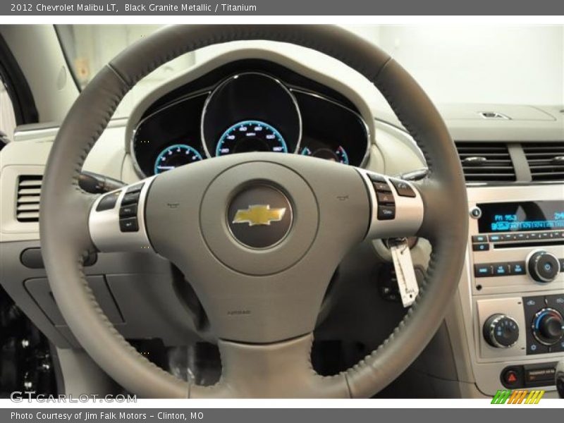 Black Granite Metallic / Titanium 2012 Chevrolet Malibu LT