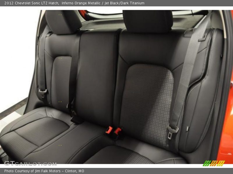 Inferno Orange Metallic / Jet Black/Dark Titanium 2012 Chevrolet Sonic LTZ Hatch