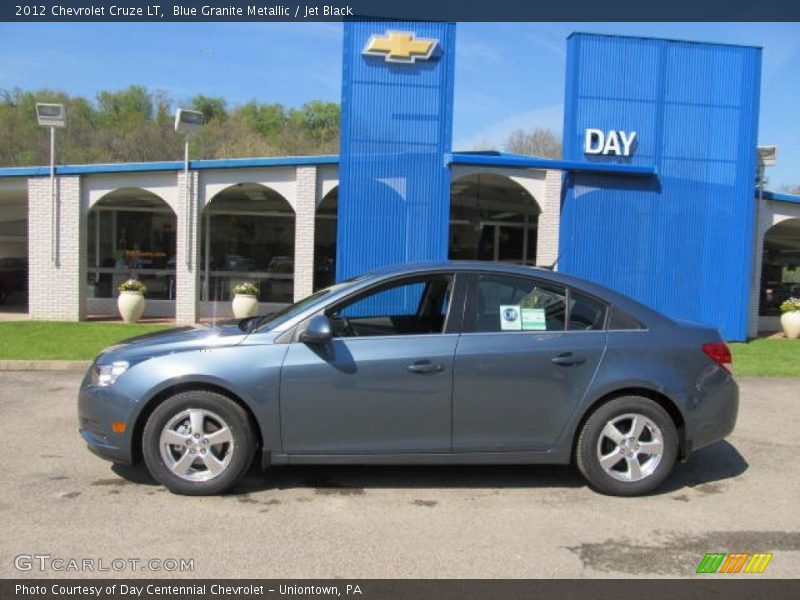 Blue Granite Metallic / Jet Black 2012 Chevrolet Cruze LT