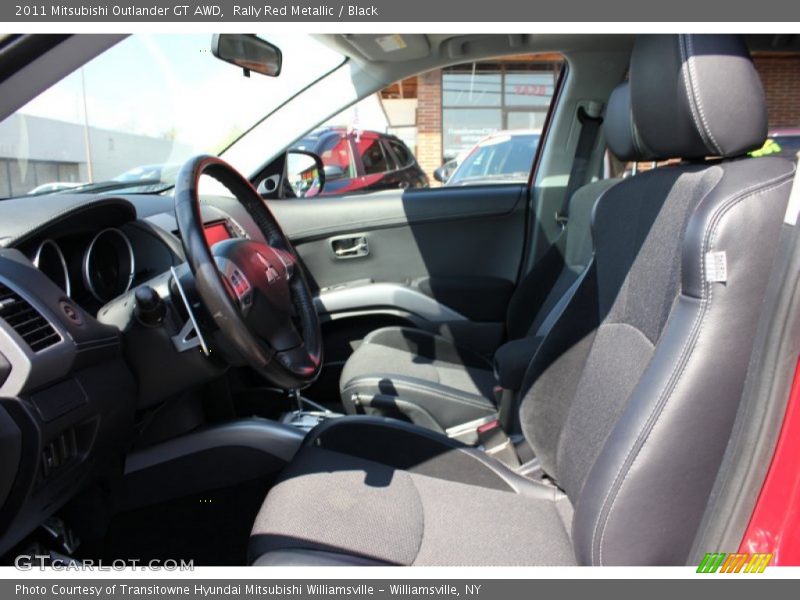 Rally Red Metallic / Black 2011 Mitsubishi Outlander GT AWD