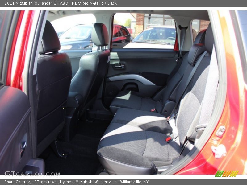 Rally Red Metallic / Black 2011 Mitsubishi Outlander GT AWD