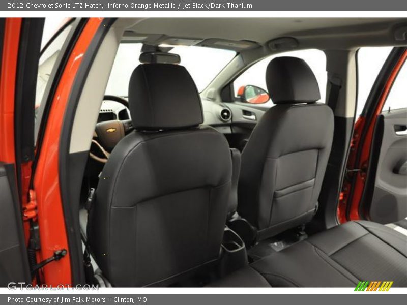 Inferno Orange Metallic / Jet Black/Dark Titanium 2012 Chevrolet Sonic LTZ Hatch