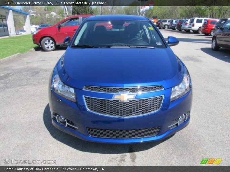 Blue Topaz Metallic / Jet Black 2012 Chevrolet Cruze LT/RS