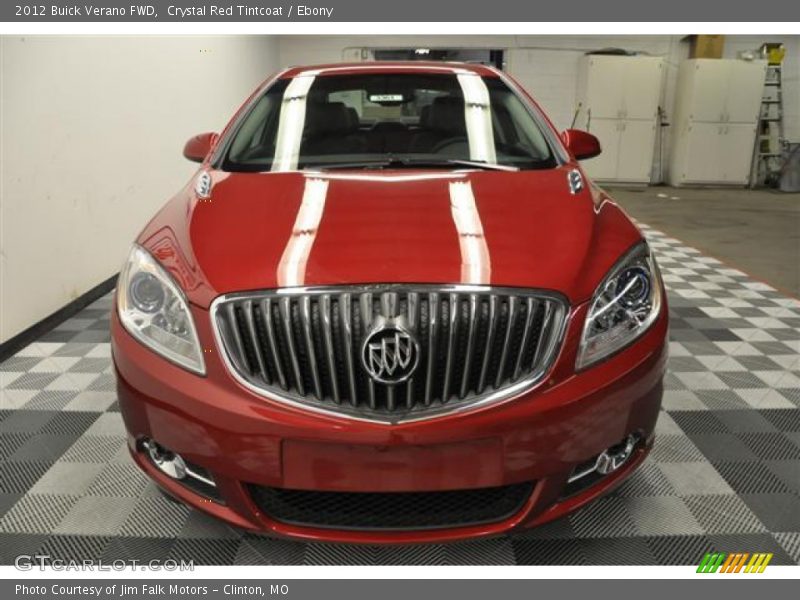 Crystal Red Tintcoat / Ebony 2012 Buick Verano FWD