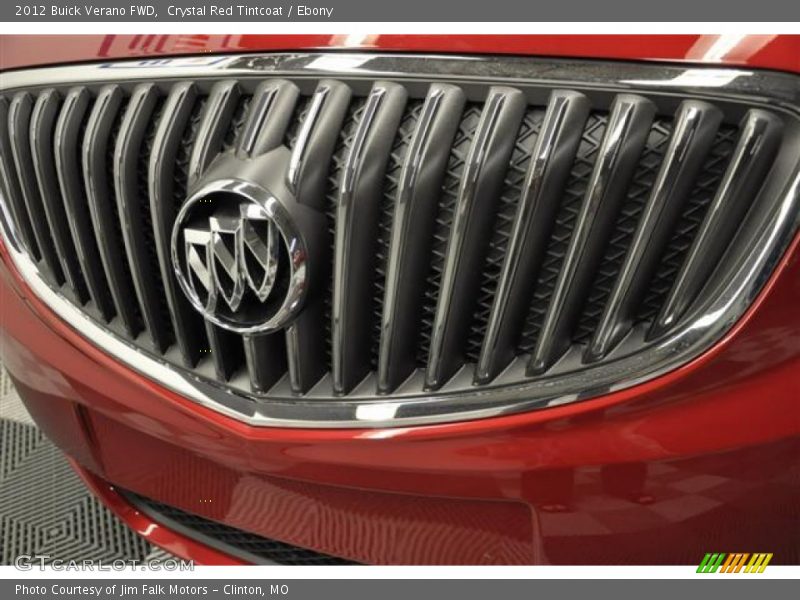 Crystal Red Tintcoat / Ebony 2012 Buick Verano FWD
