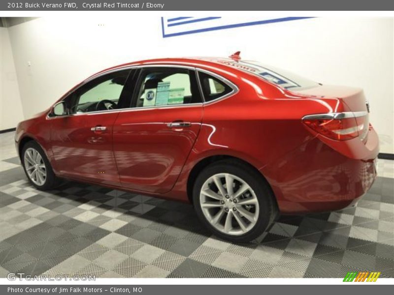 Crystal Red Tintcoat / Ebony 2012 Buick Verano FWD