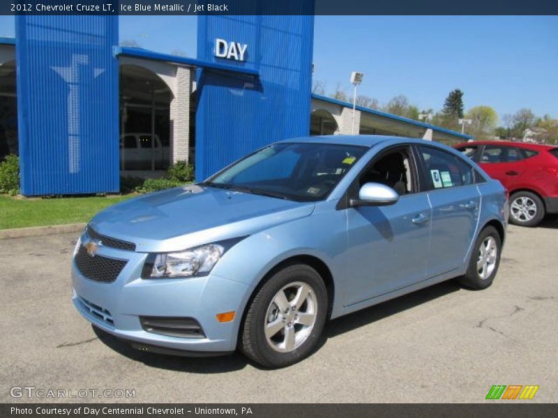 Ice Blue Metallic / Jet Black 2012 Chevrolet Cruze LT
