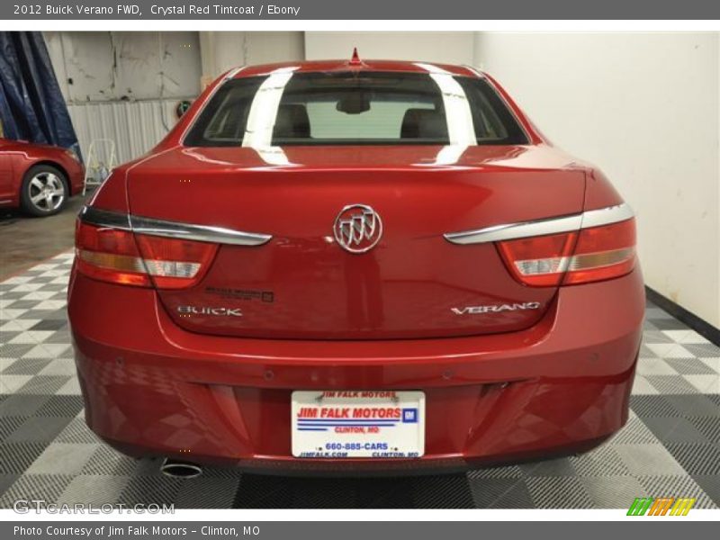 Crystal Red Tintcoat / Ebony 2012 Buick Verano FWD