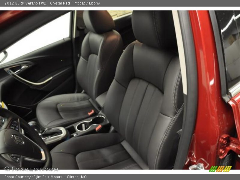Crystal Red Tintcoat / Ebony 2012 Buick Verano FWD