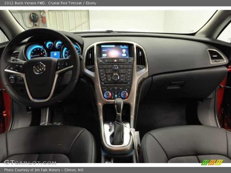 Crystal Red Tintcoat / Ebony 2012 Buick Verano FWD