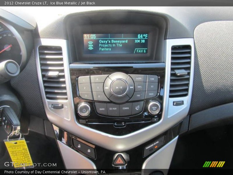 Ice Blue Metallic / Jet Black 2012 Chevrolet Cruze LT