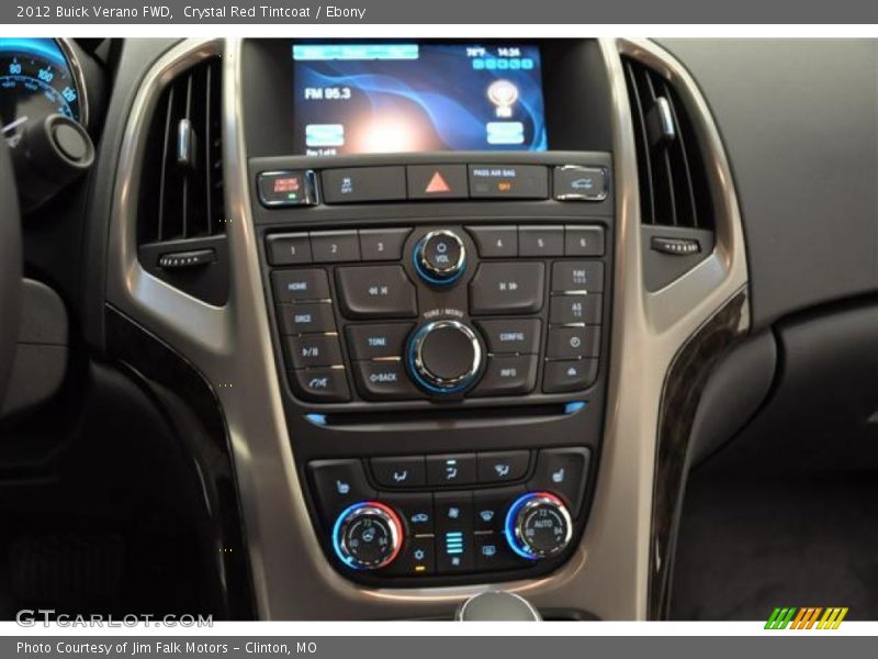 Crystal Red Tintcoat / Ebony 2012 Buick Verano FWD