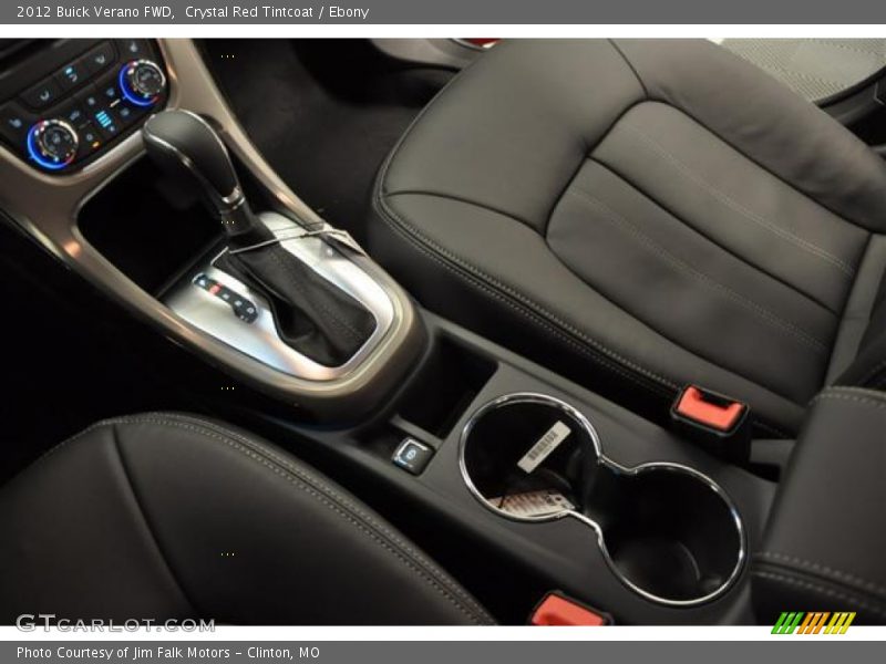 Crystal Red Tintcoat / Ebony 2012 Buick Verano FWD
