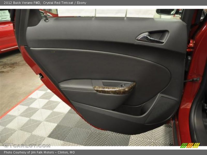 Crystal Red Tintcoat / Ebony 2012 Buick Verano FWD