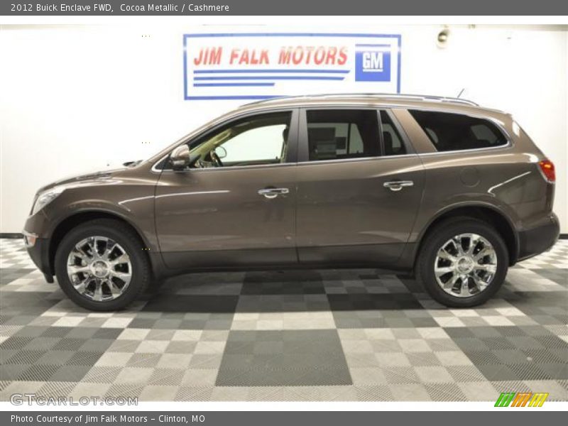 Cocoa Metallic / Cashmere 2012 Buick Enclave FWD