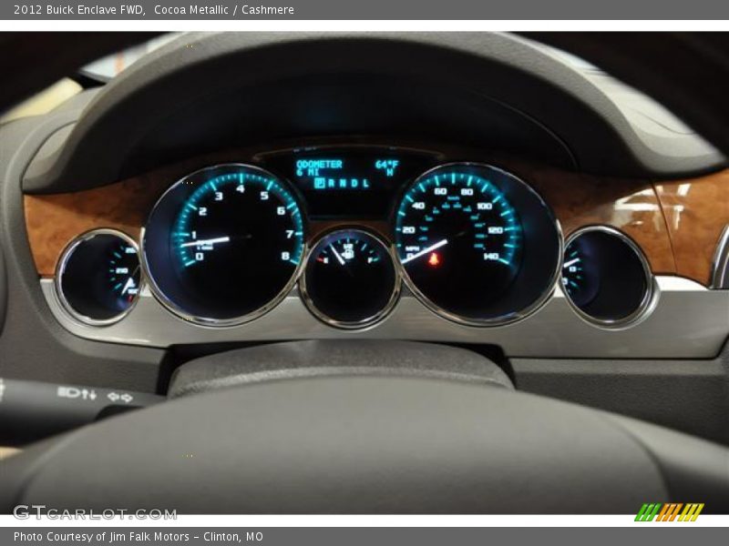 Cocoa Metallic / Cashmere 2012 Buick Enclave FWD