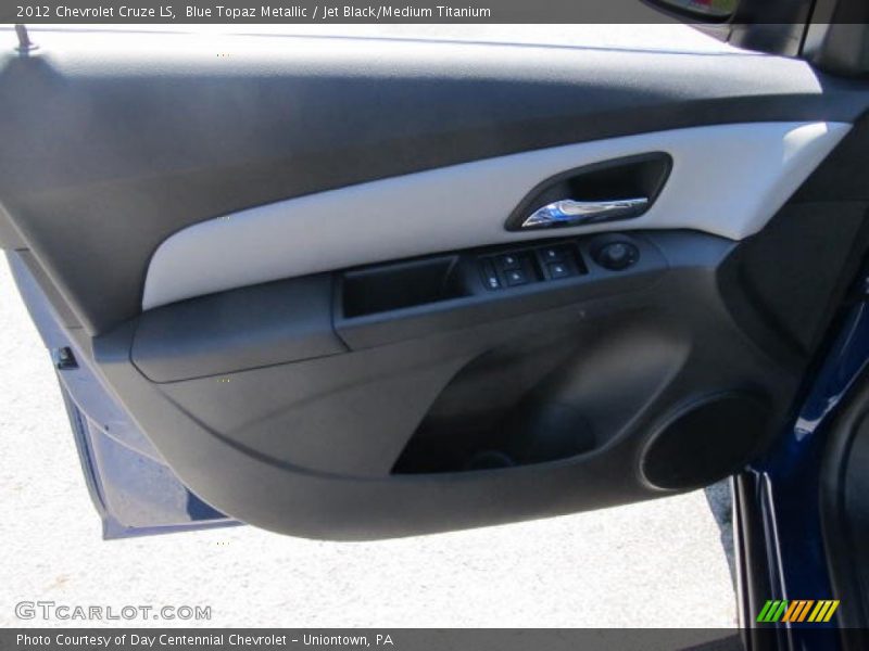 Blue Topaz Metallic / Jet Black/Medium Titanium 2012 Chevrolet Cruze LS