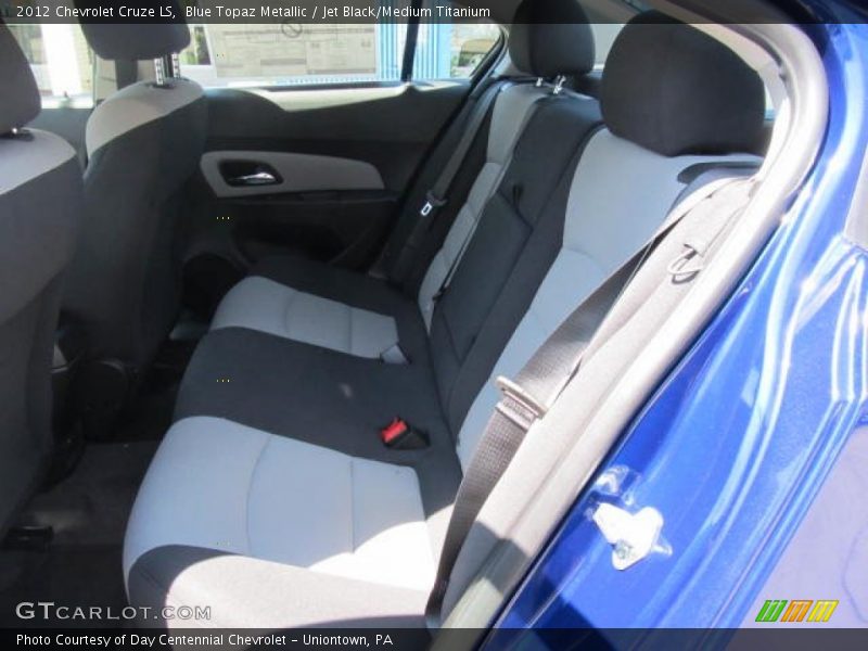 Blue Topaz Metallic / Jet Black/Medium Titanium 2012 Chevrolet Cruze LS